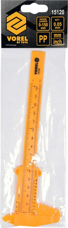 Suwmiarka analogowa Vorel 150 mm Plastikowa