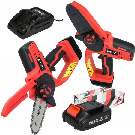 Yato Piła Łańcuchowa Do Gałęzi 4" 10 cm 18V AKUMULATOR 2Ah