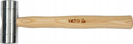 MŁOTEK ALUMINIOWY BLACHARSKI TRZONEK Z DREWNA 300g