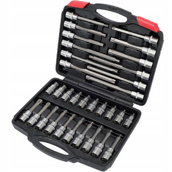 KLUCZE TRZPIENIOWE 1/2' TORX 32 SZTUK YT-77541