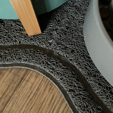 Mata pod Miski Miskę Podkładka dla Psa Kota Wodoodporna Antypoślizgowa Duża