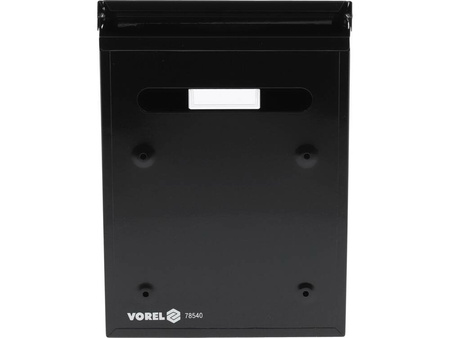 SKRZYNKA NA LISTY CZARNA 285X200X60MM 2 KLUCZE