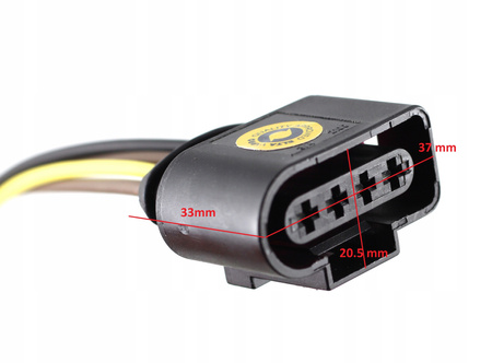 Wtyczka kostka cewki 4 pin AUDI SKODA VW SEAT FORD