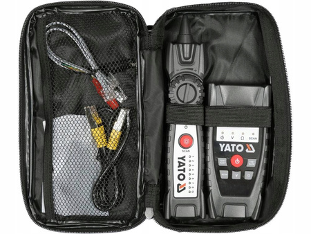 LOKALIZATOR KABLI TESTER PRZEWODÓW SIECIOWYCH RJ11/45 ODPORNY NA ZAKŁÓCENIA