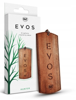 Drewniana zawieszka zapachowa K2 Evos Hunter Rodzina zapachu: PAPROCIOWA