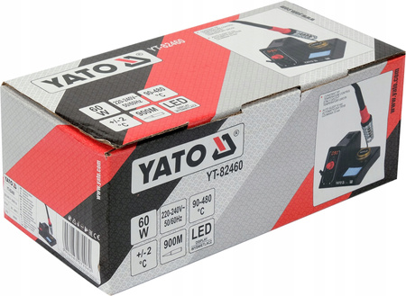 Stacja lutownicza YT-82460 z cyfrowym wyświetlaczem LED GROT 900M 60W