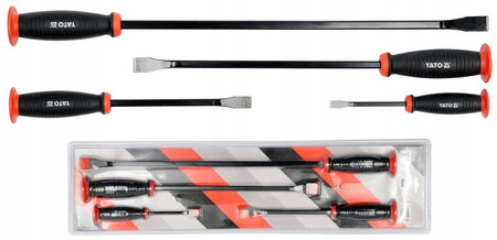 Łomy z rękojeścią, kpl. 4szt.