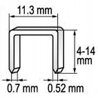 Zszywki YATO 10x11.2 mm 1000 szt