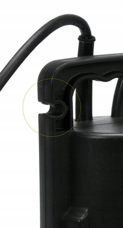 Pompa zatapialna zanurzeniowa Sthor 400 W 8000 l/h DO WODY BRUDNEJ