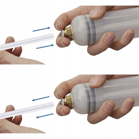 ODSYSARKA OLEJU STRZYKAWKA 200ml PŁYNÓW HAMULCOWEGO EKSPLOATACYJNYCH PALIWA