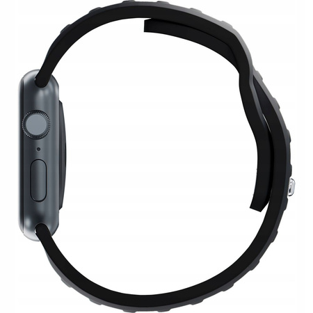 38/40/41 mm Black - 3mk Silicone Watch Strap Pasek do Apple Watch