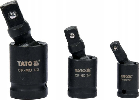 Zestaw przegubów udarowych 3 sztuki Yato YT-10643