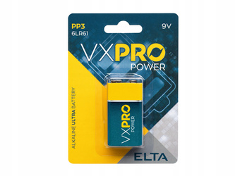 Bateria Alkaliczna ELTA VX PRO 9V 6LR61 6F22