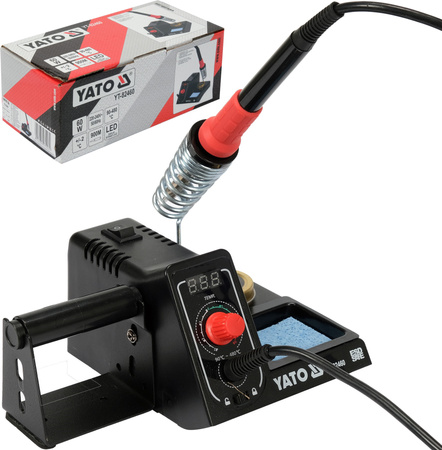 Stacja lutownicza YT-82460 z cyfrowym wyświetlaczem LED GROT 900M 60W