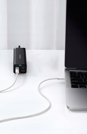 BASEUS MOCNY KABEL USB-C SZYBKIE ŁADOWANIE PRZEWÓD TYP-C PD 100W QC 5A 2M