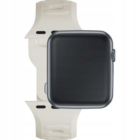 38/40/41 mm Nude - 3mk Silicone Watch Strap Pasek do Apple Watch