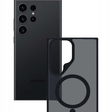 Samsung Galaxy S24 Ultra - 3mk Smoke MagCase Etui Cover na tył