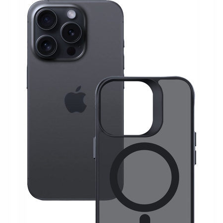 Apple iPhone 15 Pro - 3mk Smoke MagCase Etui Cover na tył