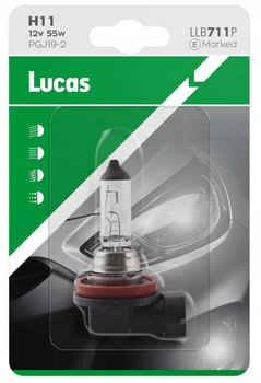 ŻARÓWKA LUCAS H11 12V 55W PGJ19-2 BLISTER