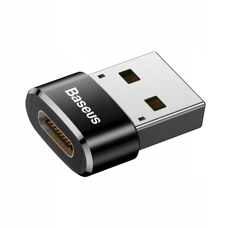 Adapter PRZEJŚCIÓWKA Baseus USB-C do USB-A OTG TRANSMISJA DANYCH 480 Mbps