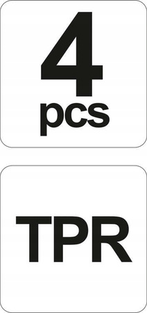 YATO - SZPACHELKI DO SILIKONU 4 SZT 100 MM ZESTAW