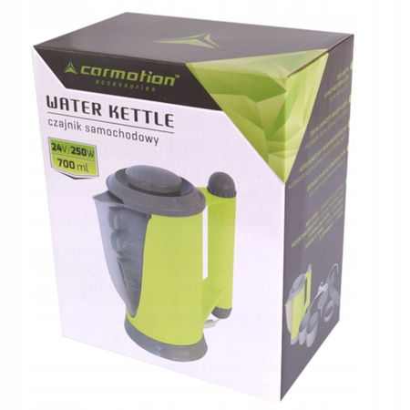 CZAJNIK SAMOCHODOWY 0,7L ZASILANY Z ZAPALNICZKI SAMOCHODOWEJ 24V MOC 250W