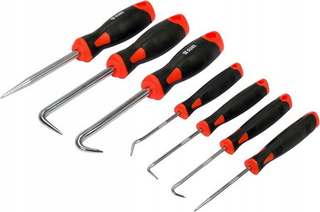 ZESTAW HACZYKÓW Z RĘKOJEŚCIĄ 7 CZ. HACZYKI YATO