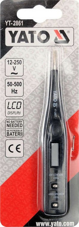 Próbnik napięcia LCD 12-250V Probówka tester FAZER