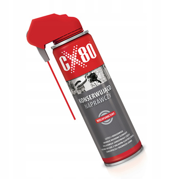 CX 80 ŚRODEK KONSERWUJĄCO NAPRAWCZY PENETRUJĄCY 500ml DUO SPRAY + aplikator