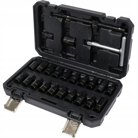 KOMPLET KLUCZY DO KORKÓW OLEJU 26 szt.