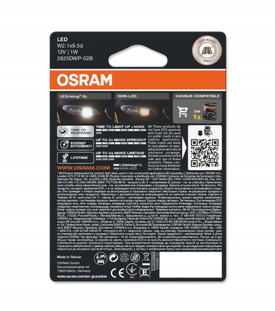 Osram LEDriving SL W5W WHITE 6000K