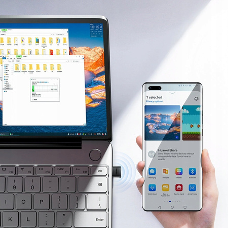 BASEUS MINI ADAPTER USB ODBIORNIK BLUETOOTH 5.1