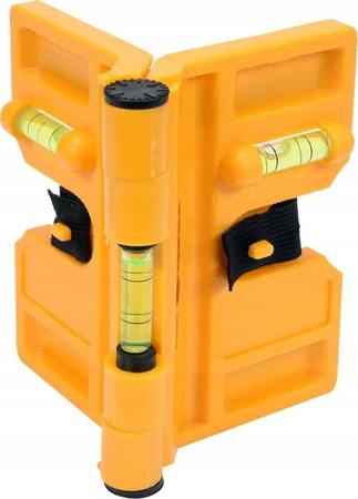 POZIOMNICA Z TRZEMA LIBELLAMI DO OSADZANIA SŁUPKÓW