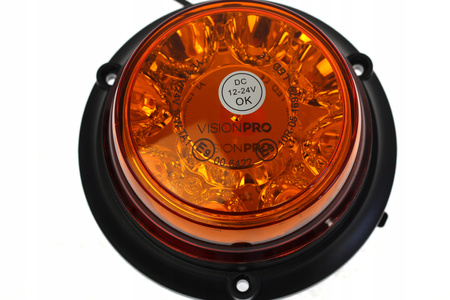 LAMPA OSTRZEGAWCZA KOGUT PŁASKI LED 12/24V MAGNES