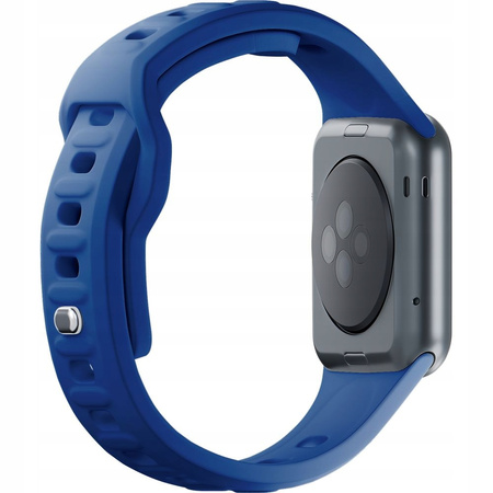 38/40/41 mm Blue - 3mk Silicone Watch Strap Pasek do Apple Watch