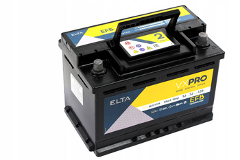 AKUMULATOR ELTA VXPRO 12V 74Ah 700A ŻYWIEC