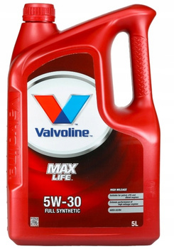 VALVOLINE MAXLIFE 5W30 API SN A3/B3 A3/B4 5L