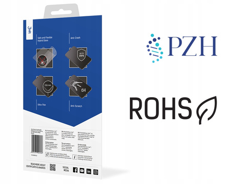 Apple iPhone 16 - 3mk FlexibleGlass Lite Niepękające szkło hybryda