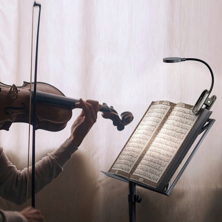 BASEUS BEZPRZEWODOWA LAMPKA LED DO CZYTANIA NA KLIPS NOCNA BIURKO 24H PRACY