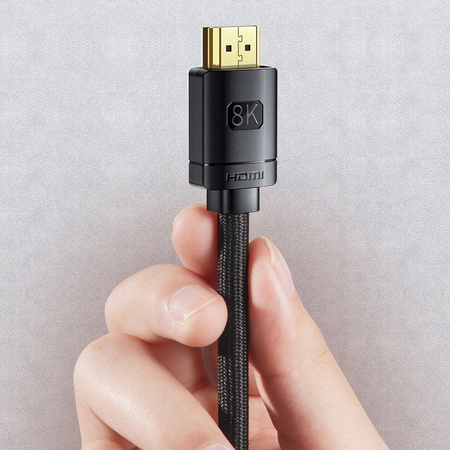 BASEUS KABEL PRZEWÓD HDMI 2.1 8K 60Hz UHD 3D 48GB