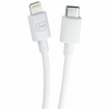 Biały Kabel USB-C to Lightning 20W 5A 1.2m - 3mk Hyper Cable White