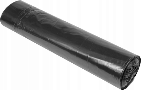 WORKI NA ŚMIECI ODPADY CZARNE 60L Z TAŚMĄ 10SZT