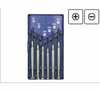 Wkrętaki precyzyjne komplet 6szt etui 4 x płaskie + 2 x krzyżowe