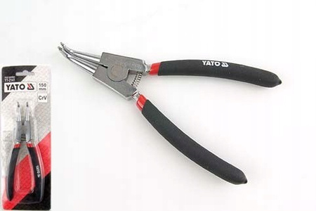 Szczypce segera zewnętrzne wygięte 200mm YT-2145