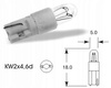 ŻARÓWKA KW2x4.6d 2W 12V LICZNIKA ZEGARY DESKA