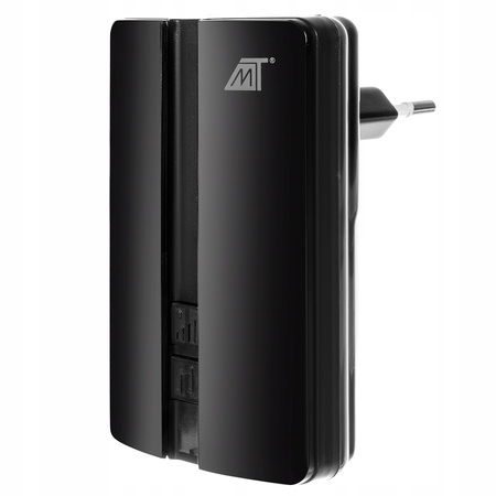 Dzwonek bezprzewodowy czarny WODOODPORNY 150 m 90 dB