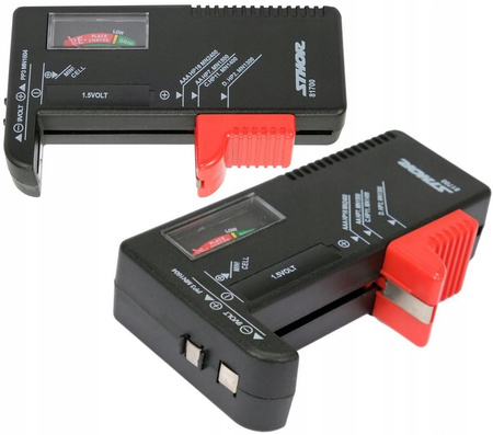 TESTER BATERII 1,5V ORAZ 9V WSZYSTKIE RODZAJE