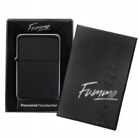 Zapalniczka benzynowa Fummo metal CZARNA CZARNY
