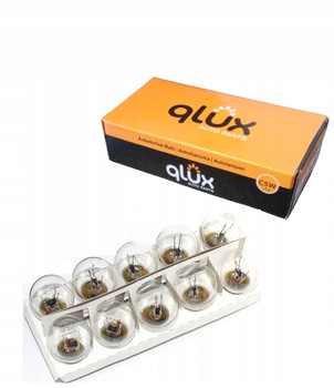 QLUX ŻARÓWKI 12V 21/4W Baz15d P21/4W 10 szt