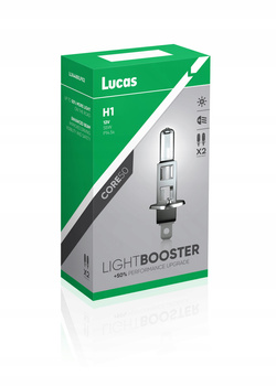 ŻARÓWKI LUCAS LIGHT BOOSTER CORE +50% H1 12V 55W